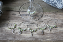Vinglassmycke i Ljusgrönt/ Wineglass charms in light green