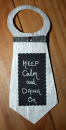 Keep calm and drink on Vinslips / Wine tie